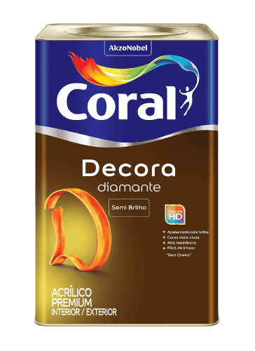 An image of Coral Decora Diamond Semi-Gloss