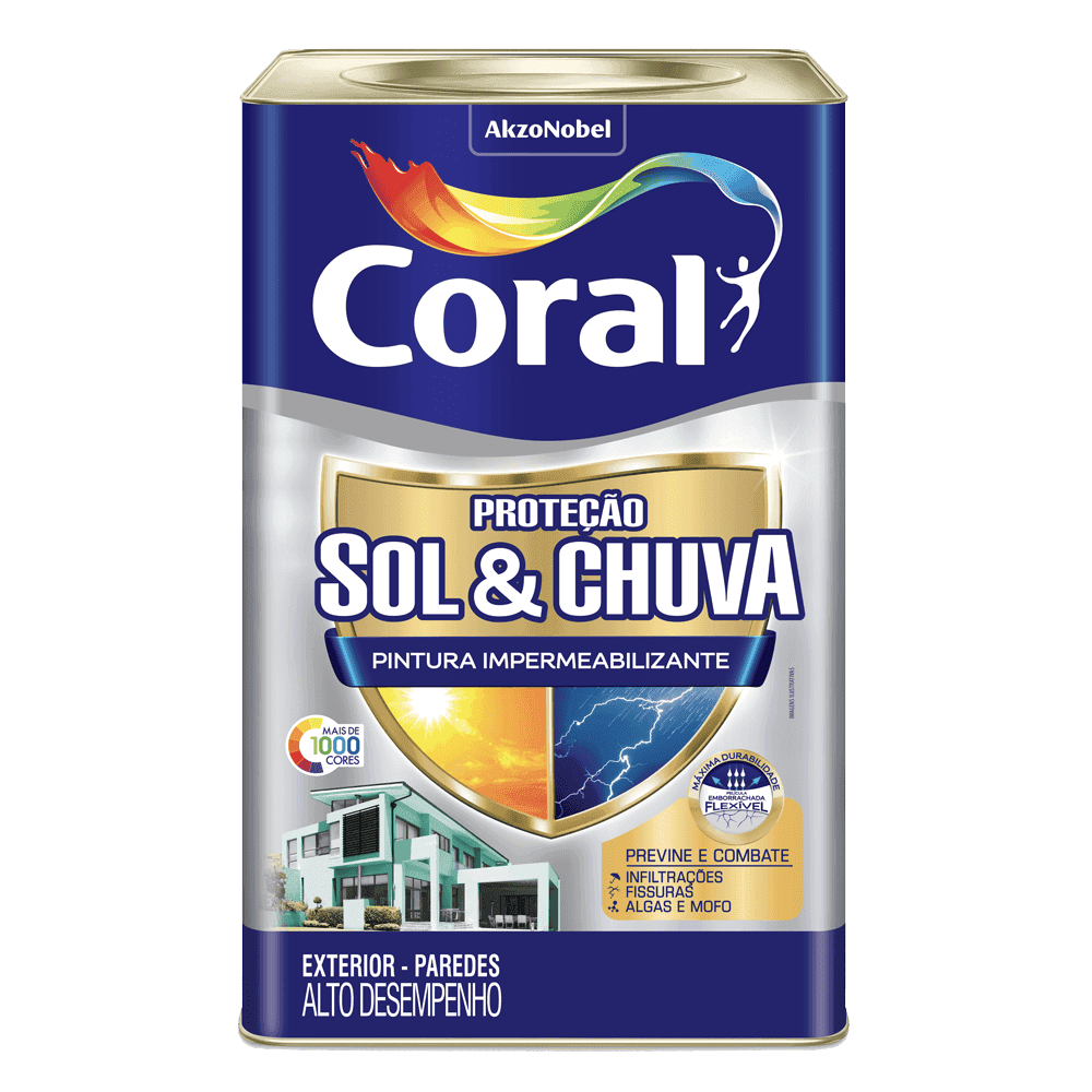 An image of Coral Sol & Chuva Rubbered Paint